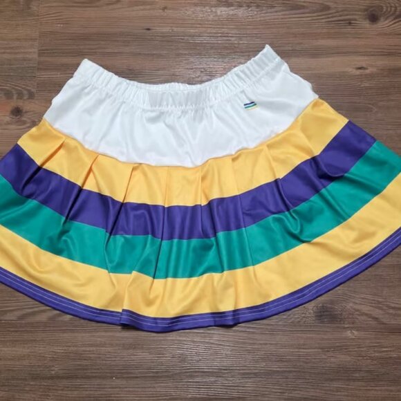 Pleated Mardi Gras skirt - Picture 2 of 3
